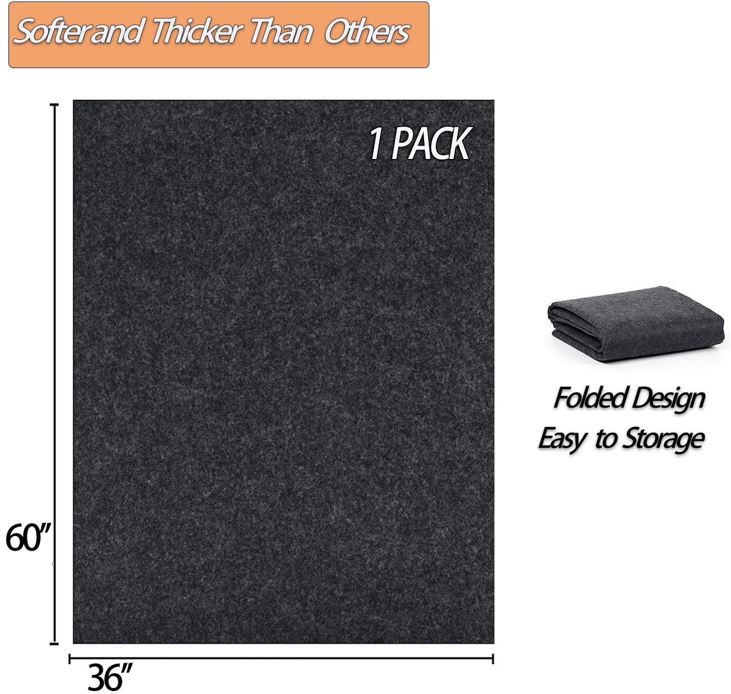 36 x 60 Inch Oil Spill Mat for Garage, Garage Floor Oil Change Mat for Driveway