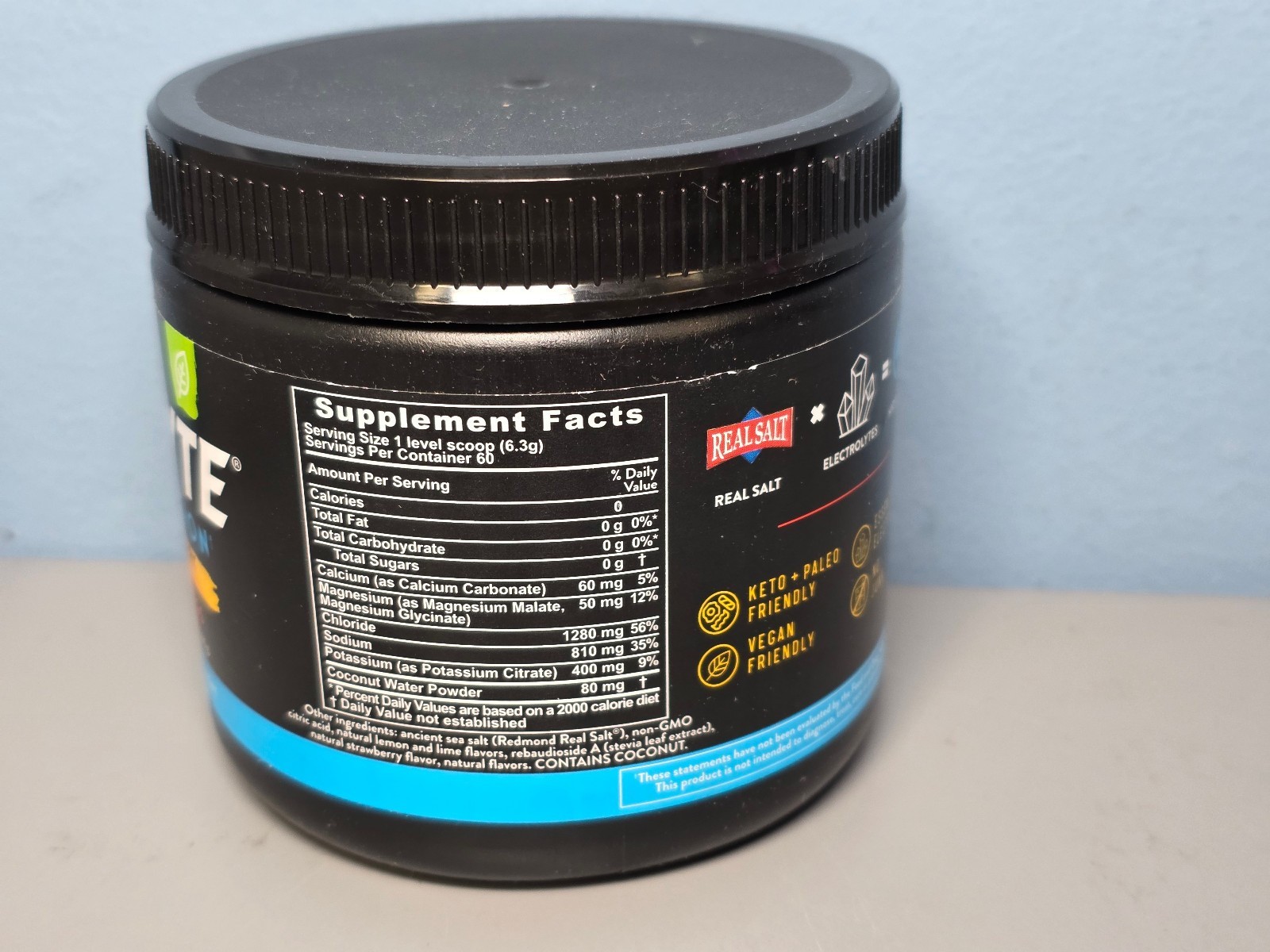 REDMOND Re-Lyte Hydration Electrolyte Mix Strawberry Lemonade 13.4oz Exp 5/2030