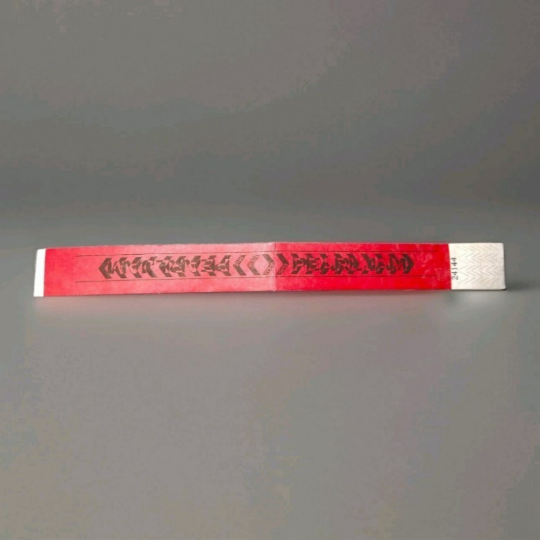 Pearl Jam Wristband Backspacer Tour 2010 Unused Official Red Ten Club Vedder