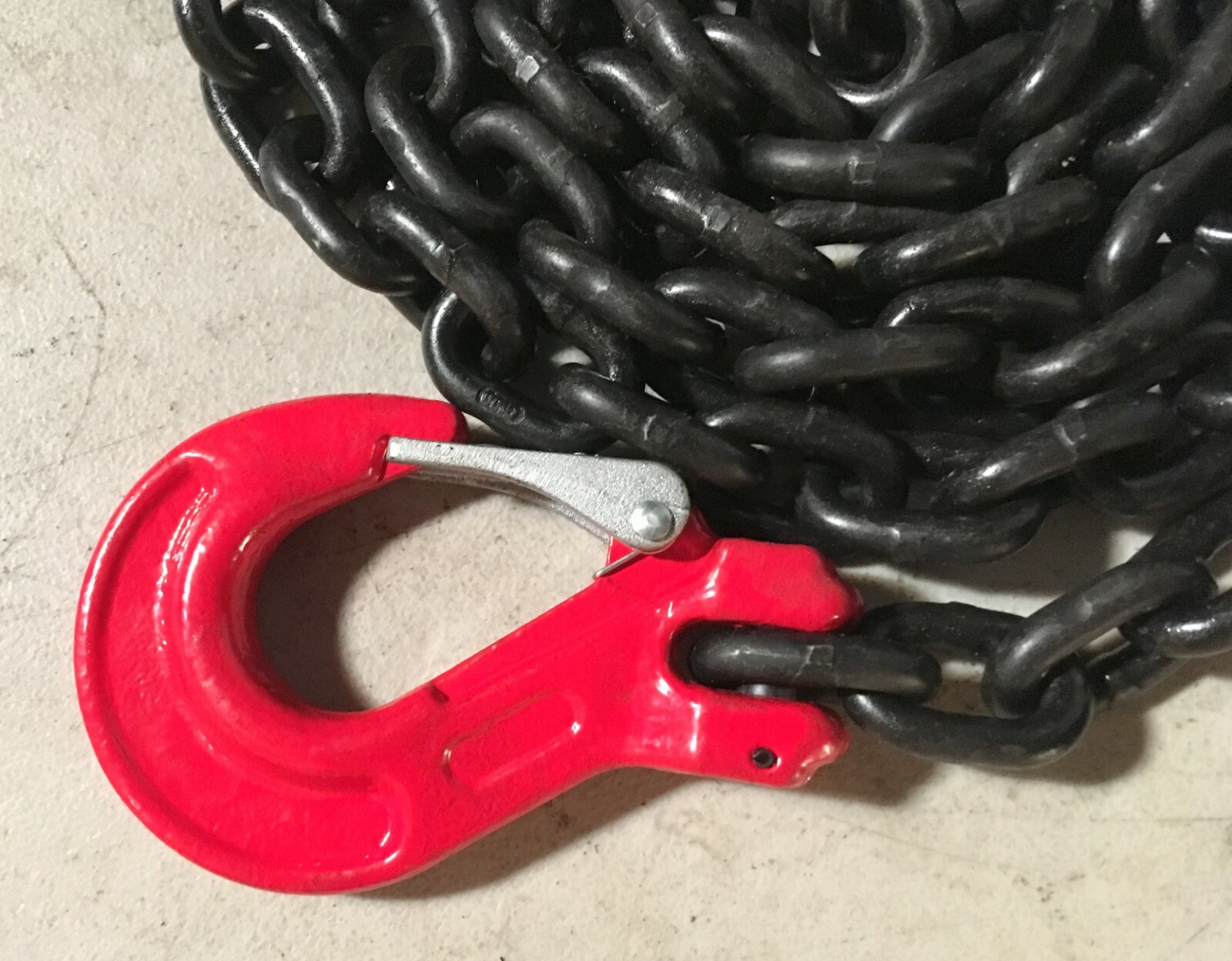 AUTO BODY FRAME MACHINE PULL CHAIN 11 FEET SLIP HOOK 100 GRADE HEAVY DUTY USA