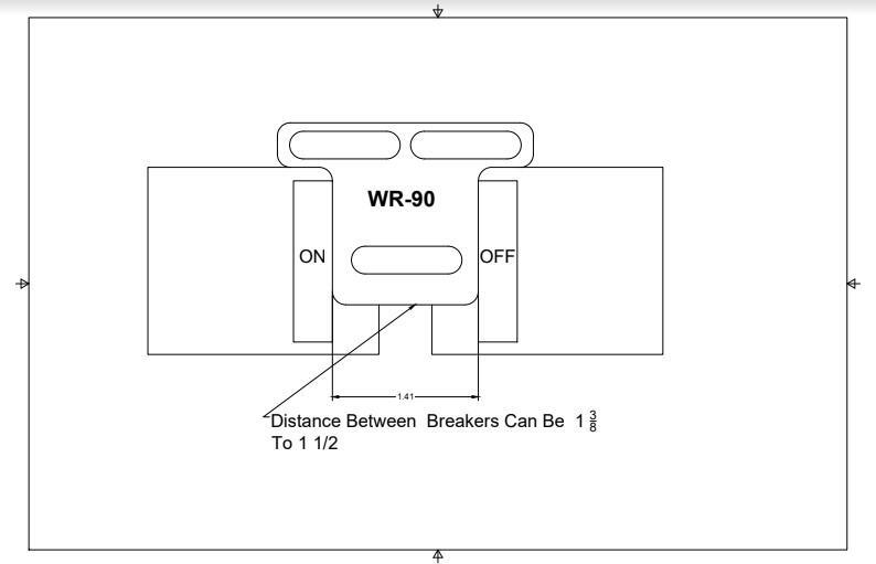 Generator Interlock Kit , Eaton / Cutler Hammer 100 amp panel WR-90