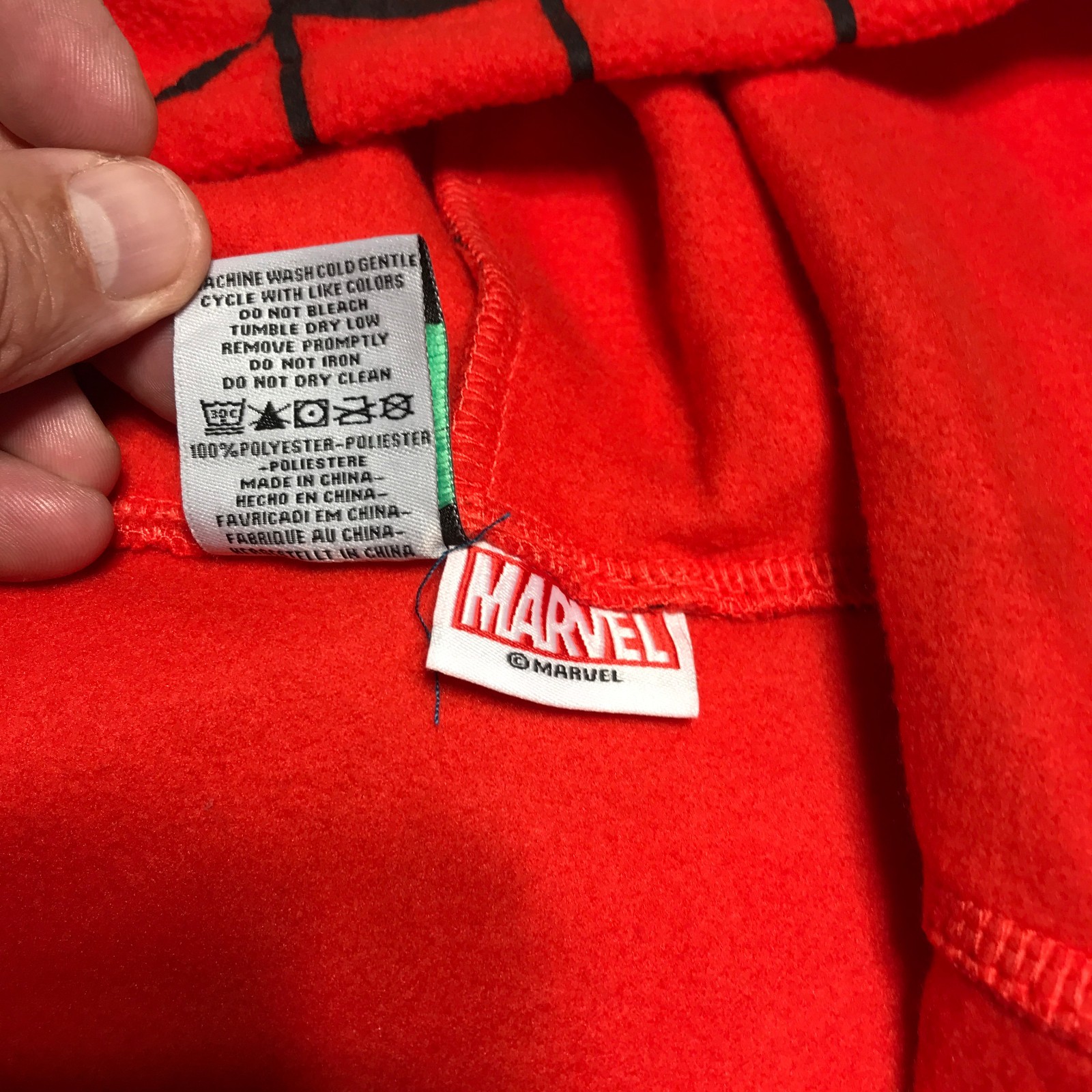 NWT Cuddle Club Marvel Fleece Spiderman One Piece Hooded Costume Toddler 18-24 M