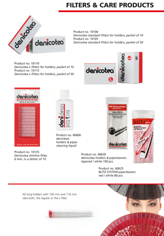 Denicotea 6mm Slim Filters - 10pc per pack 10135