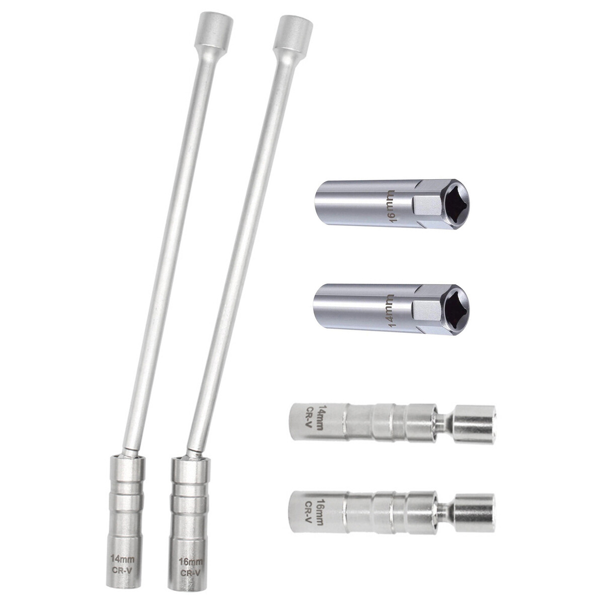 14mm/16mm Metric 12PT Thin Wall Spark Plug Socket Removal Tool 3/8 IN Dr For BMW