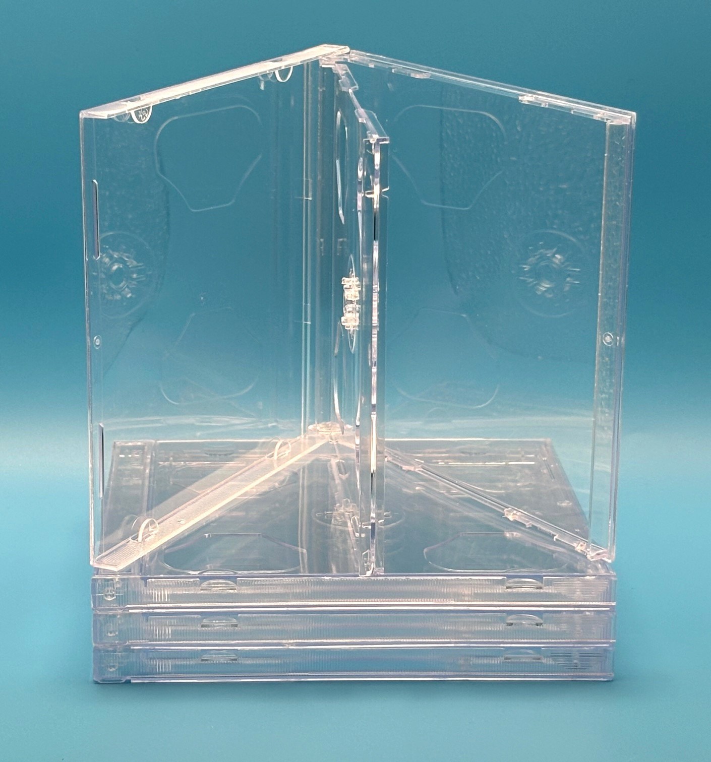 Double Disc Jewel Cases for Sega Dreamcast, Playstation 1, 14mm Standard. NEW