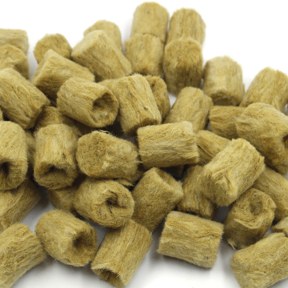 100 Pcs Seed Starting Rockwool Cubes Soilless Culture Strong Plant Propagation f