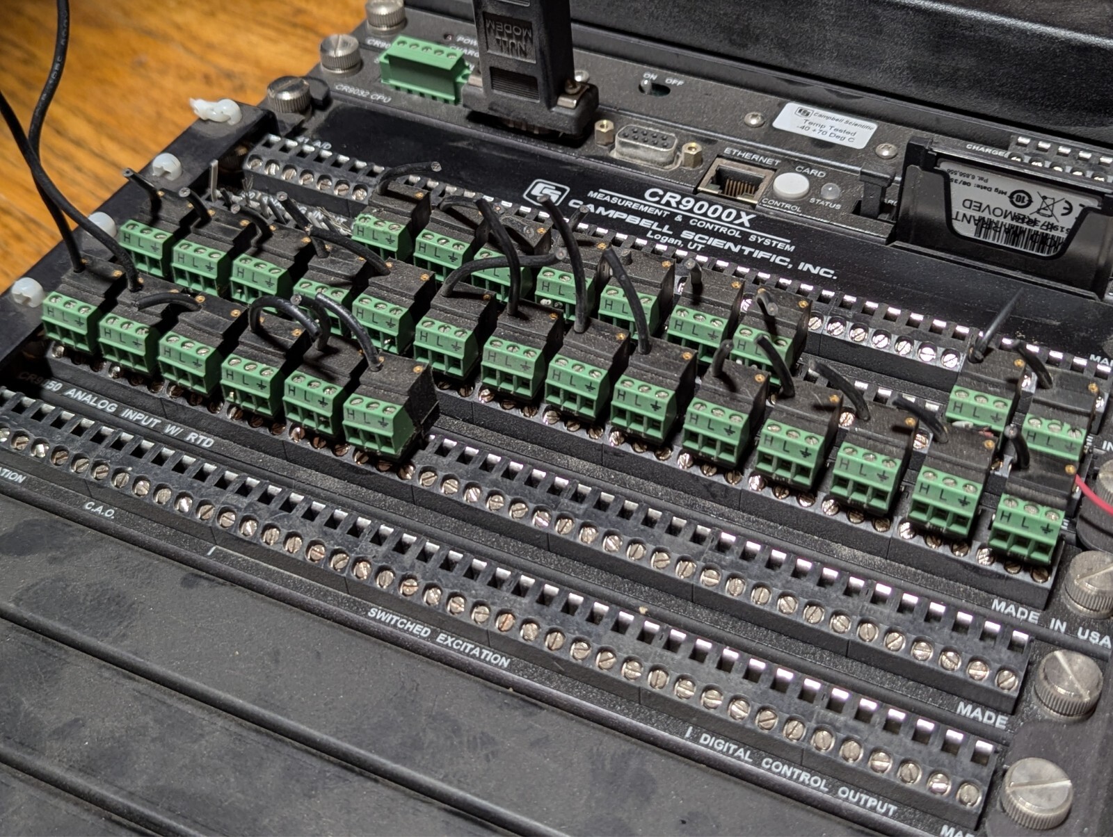 Campbell Scientific CR9000X 128MB modular Measurement & Control System 100Khz