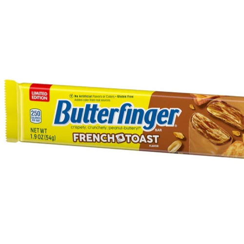 Butterfinger French Toast Candy Bars Limited Edition Peanut Butter 3 Bars