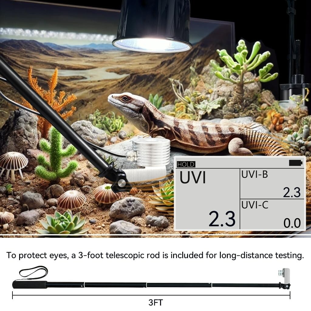 AH-UVCBA Light Meter,Test The UV Index of UVB | UVC,Irradiance Intensity of UVC