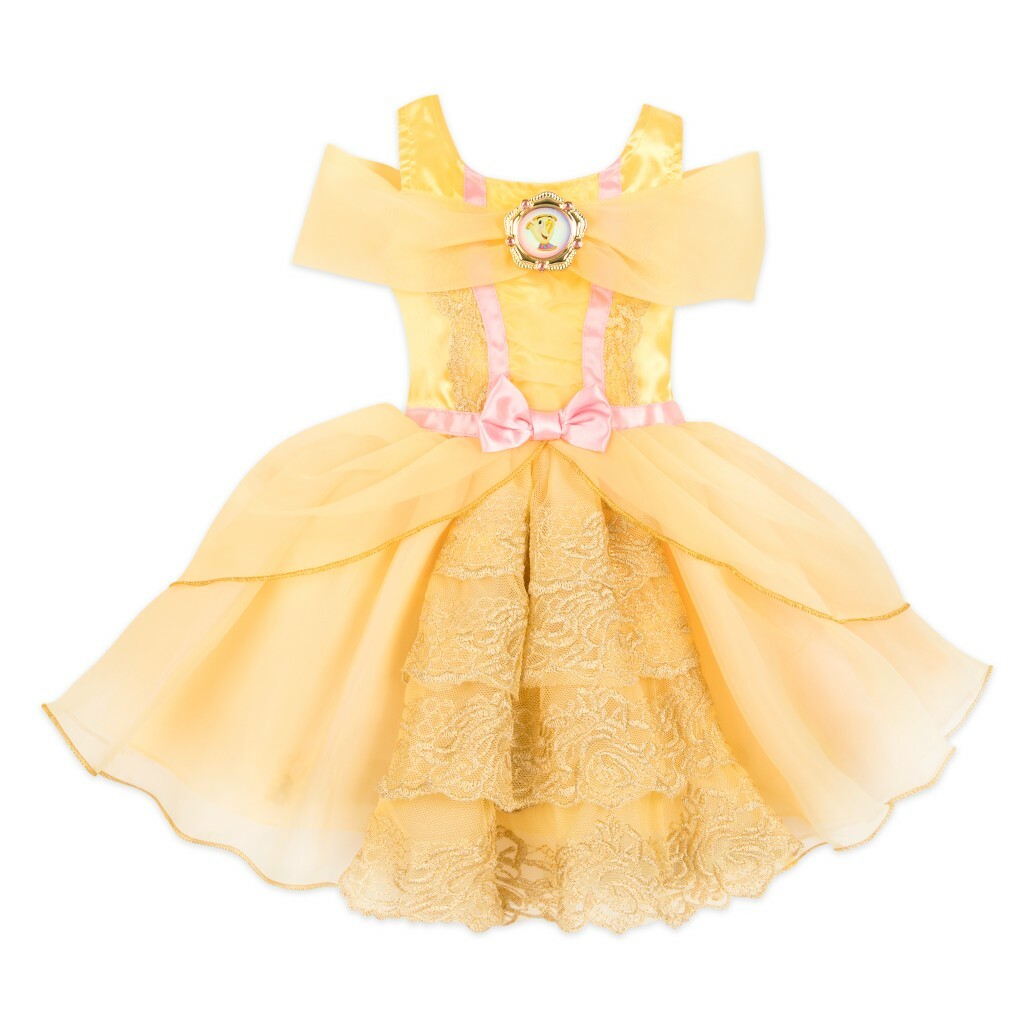 NWT Disney Store Belle Costume Dress Halloween Beauty Beast Baby Girl Princess