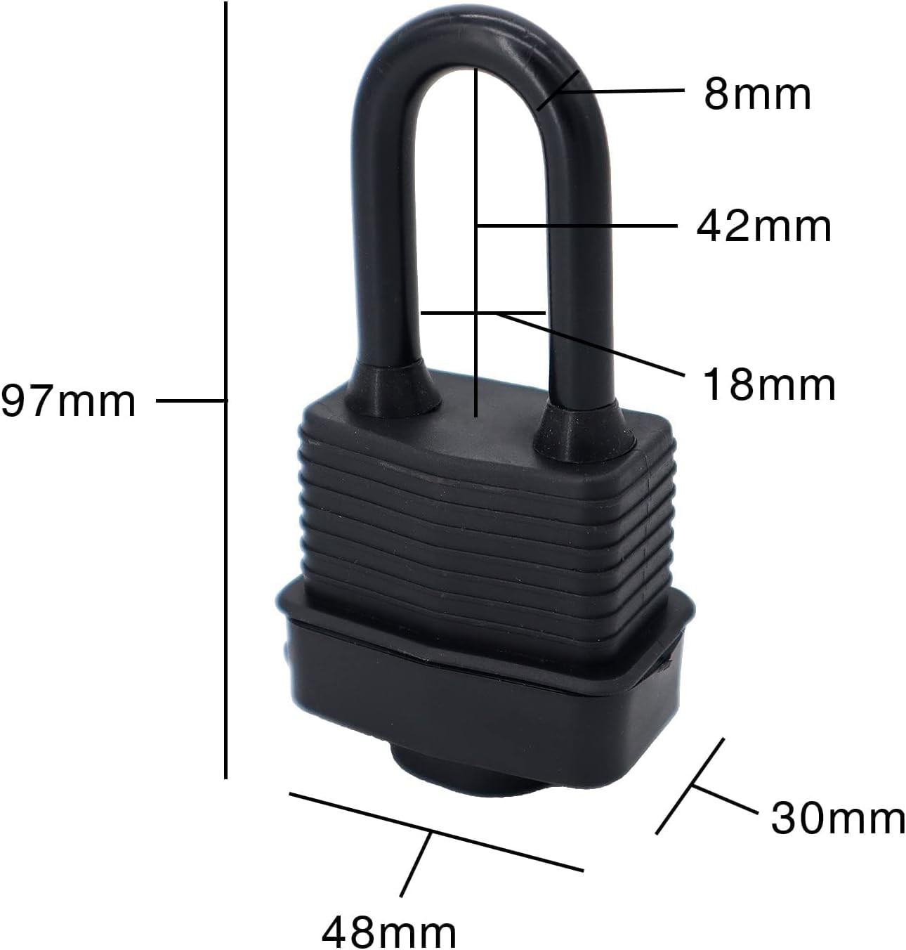 12 Waterproof Keyed Alike Padlocks Outdoor Use Covered Heavy Duty Laminated