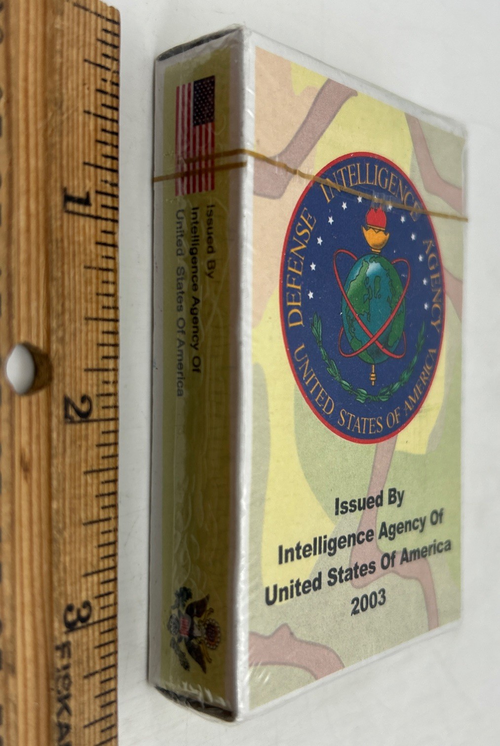 Defense Intelligence Agency Playing Cards 2003 Iraq Saddam Capture Sealed Rare!