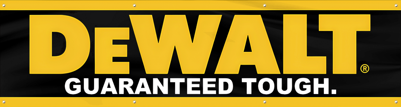 DeWALT 2'X8' BANNER FLAG