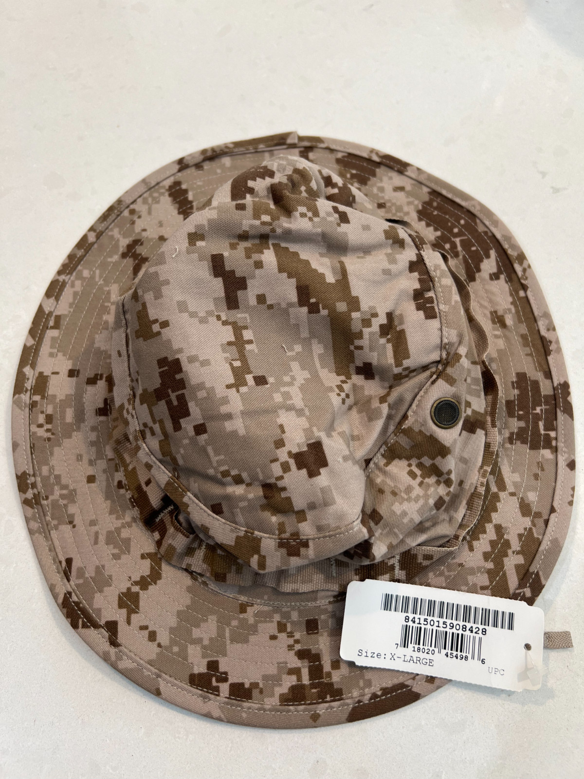 NEW US NAVY NWU Type II AOR1 Desert Boonie Hat SUN COVER size XL