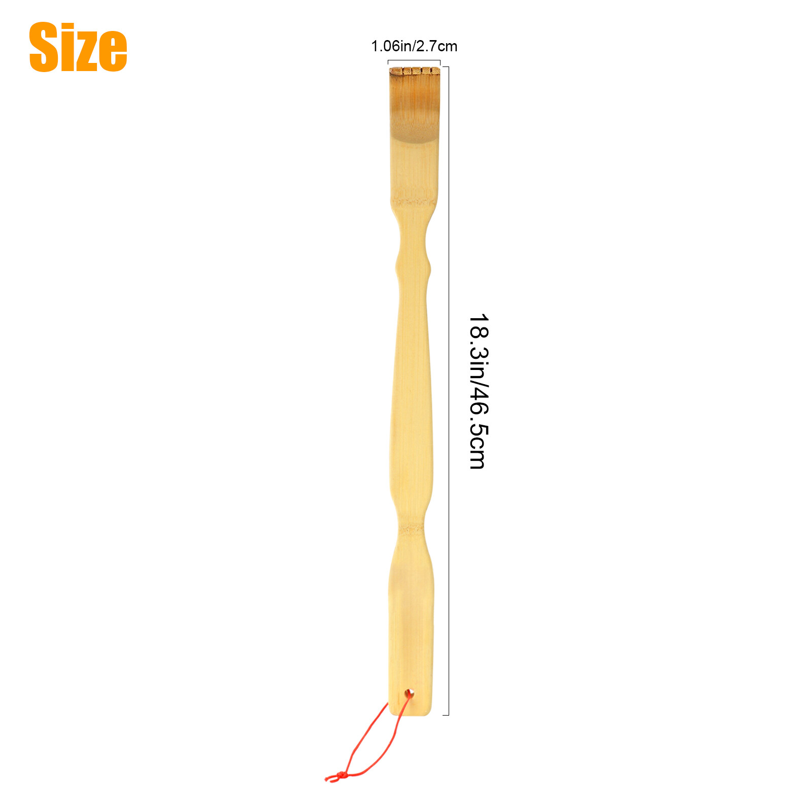 3 Pack Natural Bamboo Back Scratcher Long Reach Pick Itch Relief Tool Portable