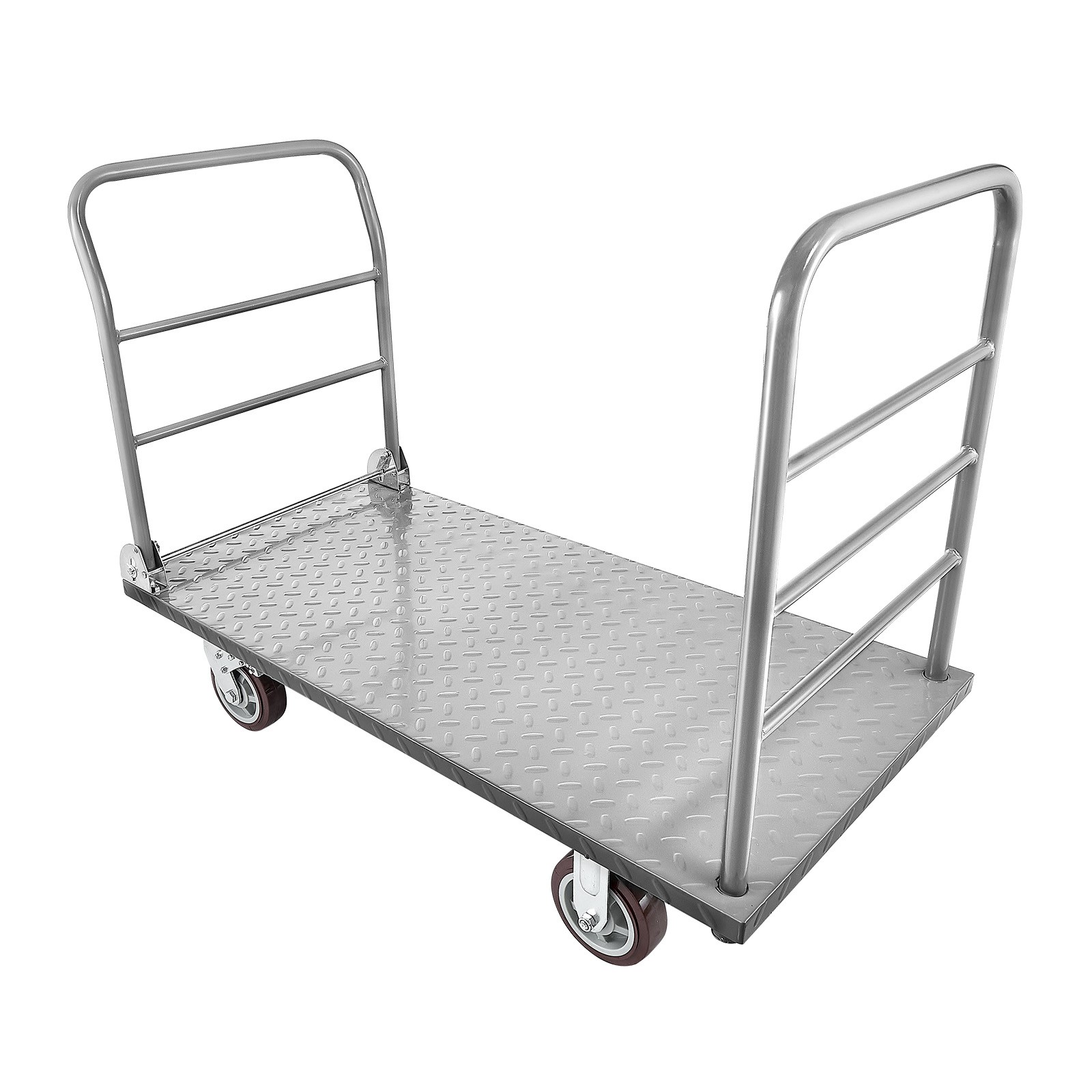 Uimoso Heavy Duty Foldable Platform Cart, 2650 lbs Capacity with Wheels