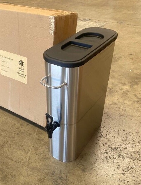 NEW Commercial 5 Gallon Stainless Steel Ice Tea and Drink Dispenser NSF