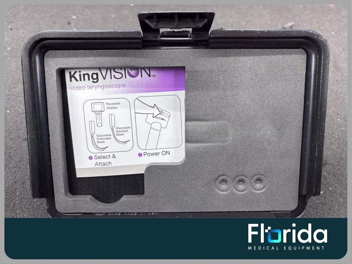 Kingvision Video Laryngoscope Set With Case And Batteries Bundle