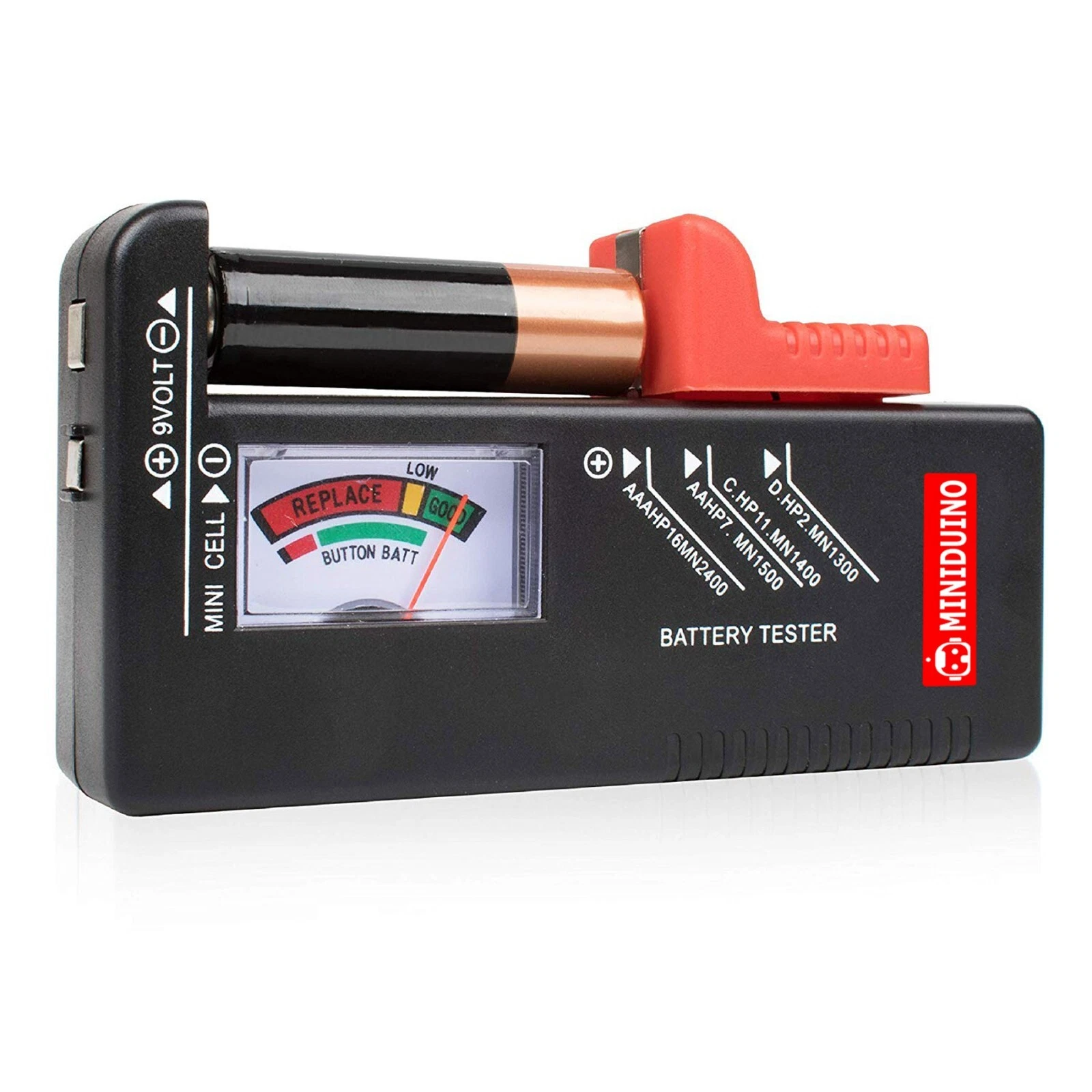 New Battery Tester Universal Volt Checker AAA AA C D 9V & Button Cell