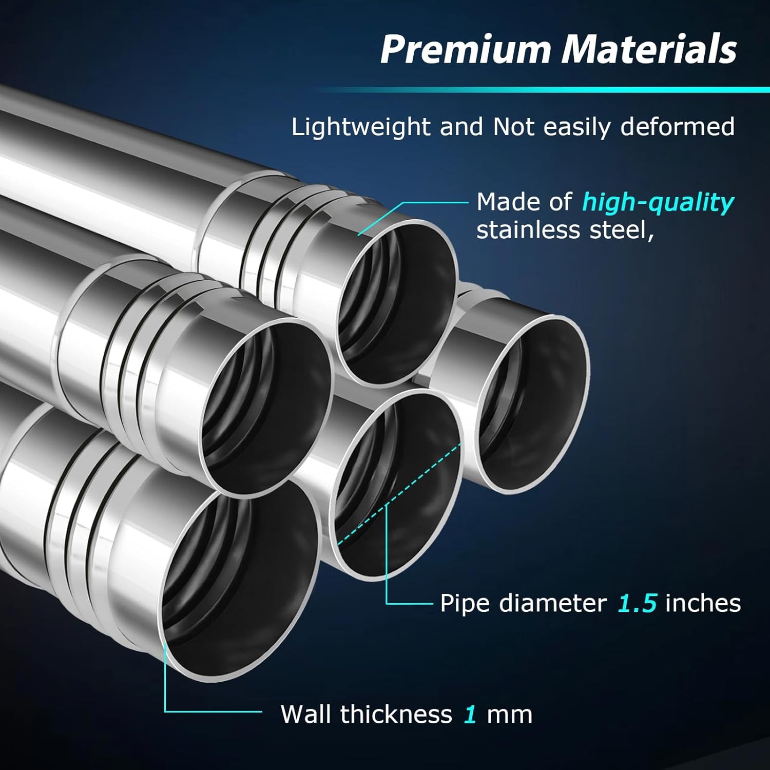 Starlink Performance Gen 3 Pole Mount Kit, with Stainless Steel Pipe Adapter