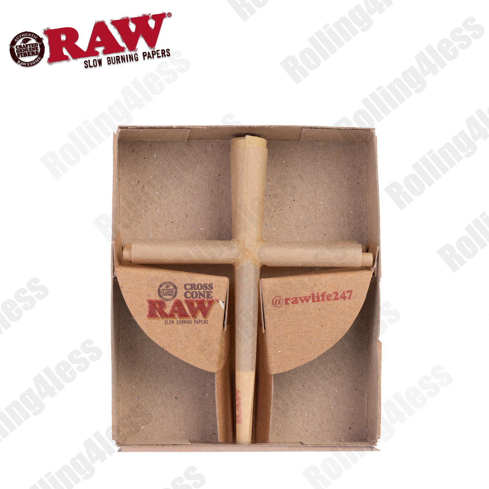 ❤️Raw Cross Cone ｜Pack of 2 Cones