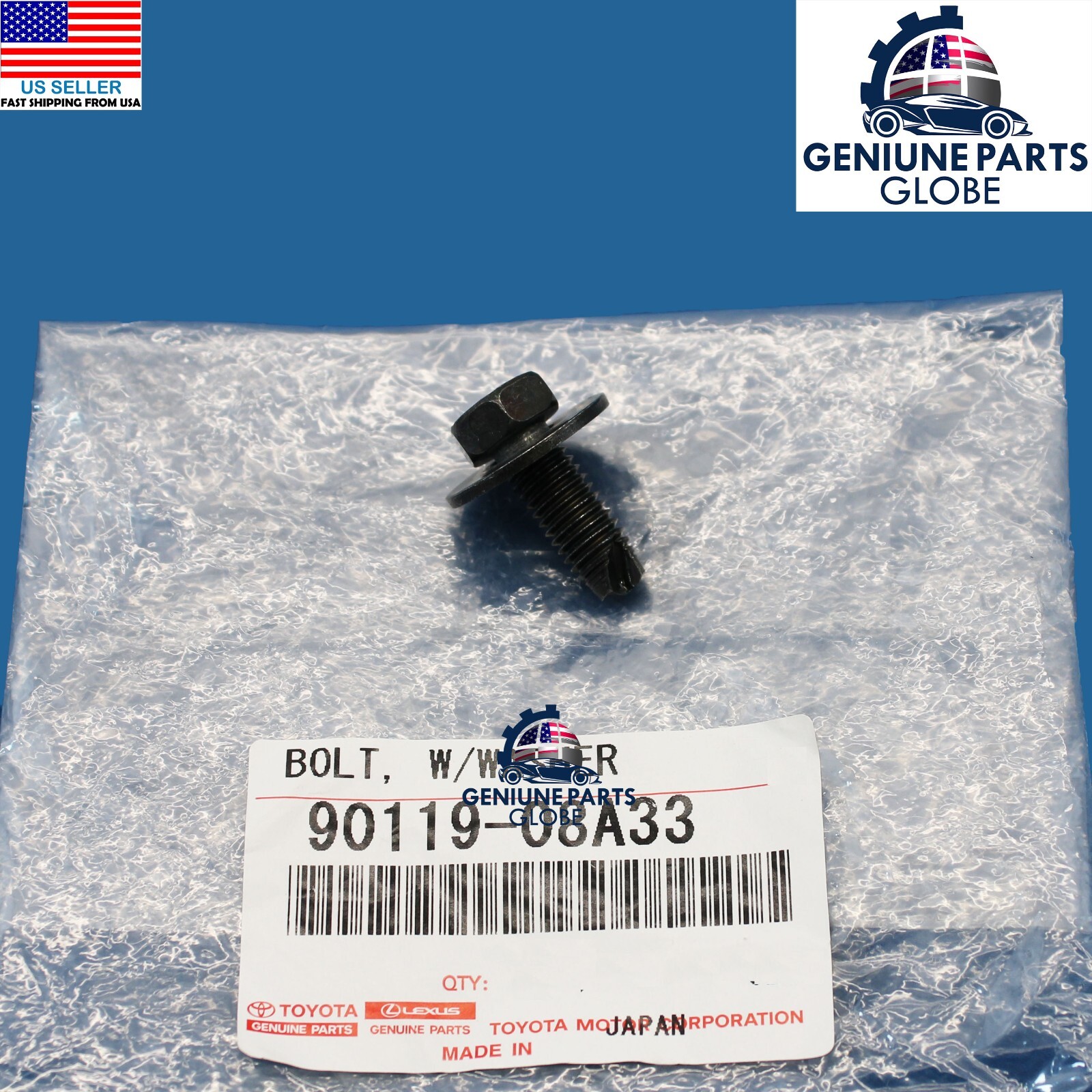GENUINE TOYOTA FJ CRUISER TACOMA 4RUNNER GX460 SPLASH SKID UNDER COVER BOLT SET