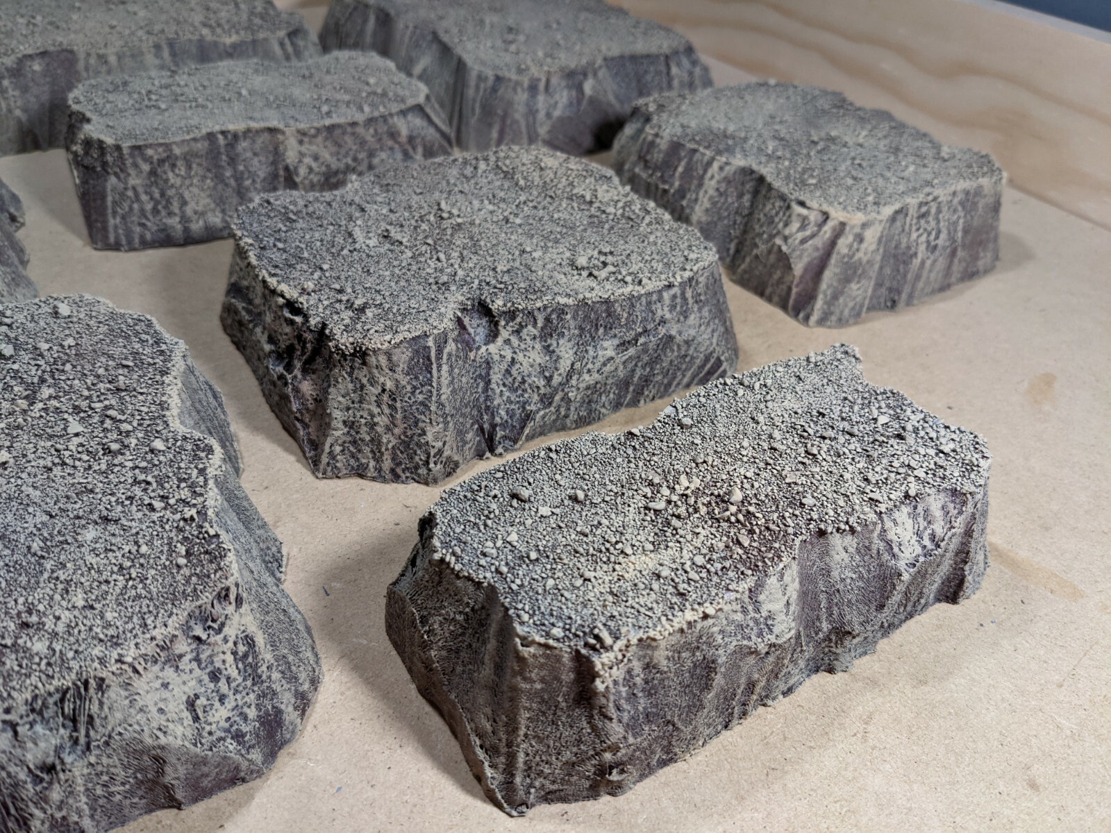 Wargaming Terrain Medium Box Set Platform Hills Desert Finish