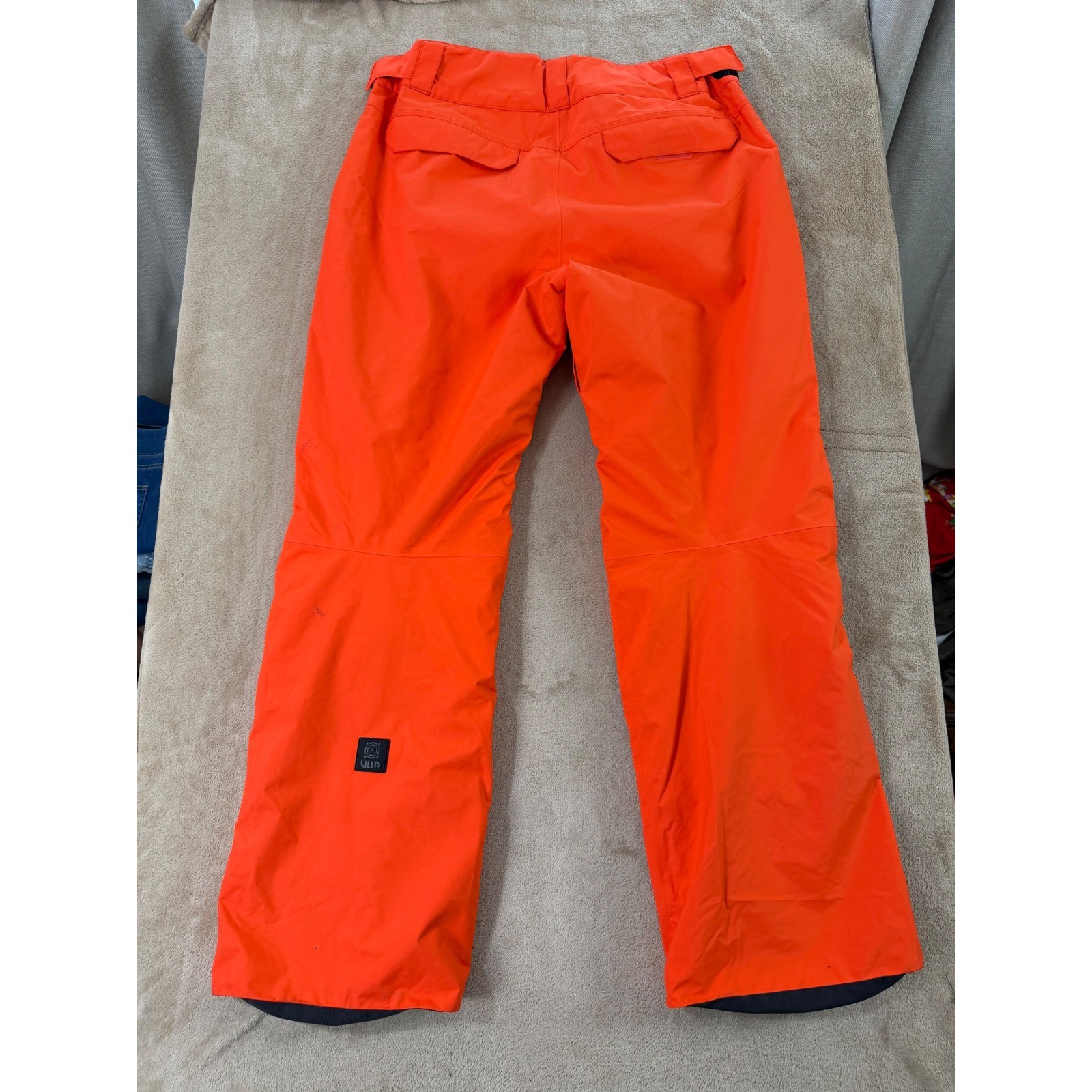 Helly Hansen Helly Tech Recco Snowboard Ski Pants Men's XL Orange Waterproof EUC
