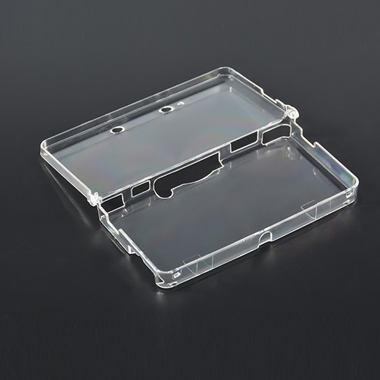 For Nintendo 3DS Clear Snap-on Plastic Crystal Hard Shell Case Protective Cover