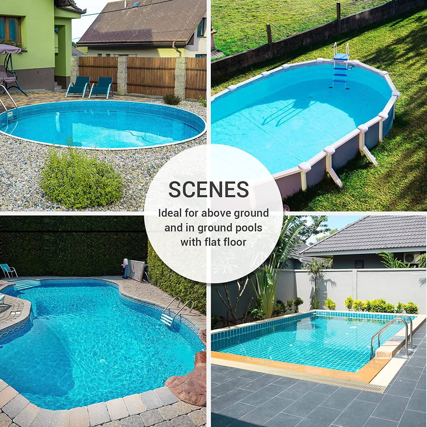 AIPER Cordless Robotic Automatic Pool Cleaner Vacuum,5000 mAh Rechargeable USED