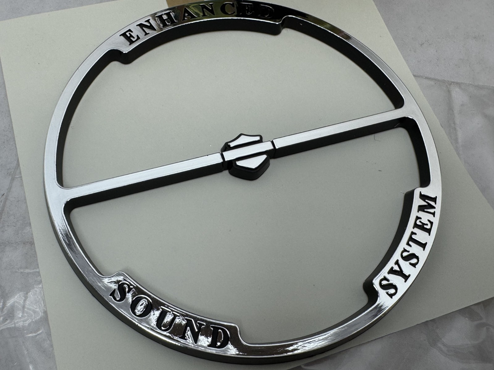 Genuine 97-13 Up Harley Davidson Touring FLH Enhanced Speakers pair with Inserts