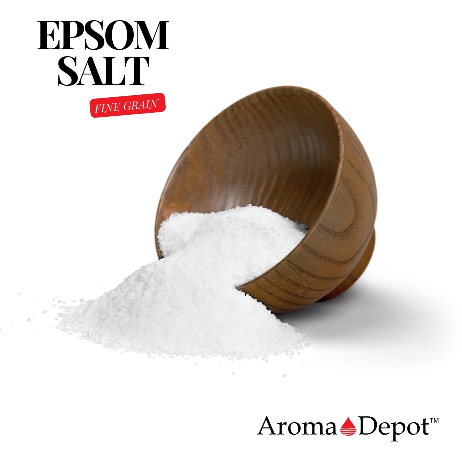 Pure Epsom Salt Fine Magnesium Sulfate, 100% Natural Skin Benefits USP Grade