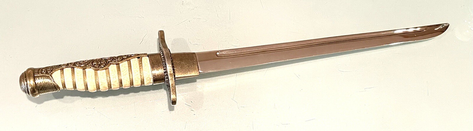 Vintage Unused Spain Quality Repro Japan WW2 Officer Tanto Daggef Knife Scabbard