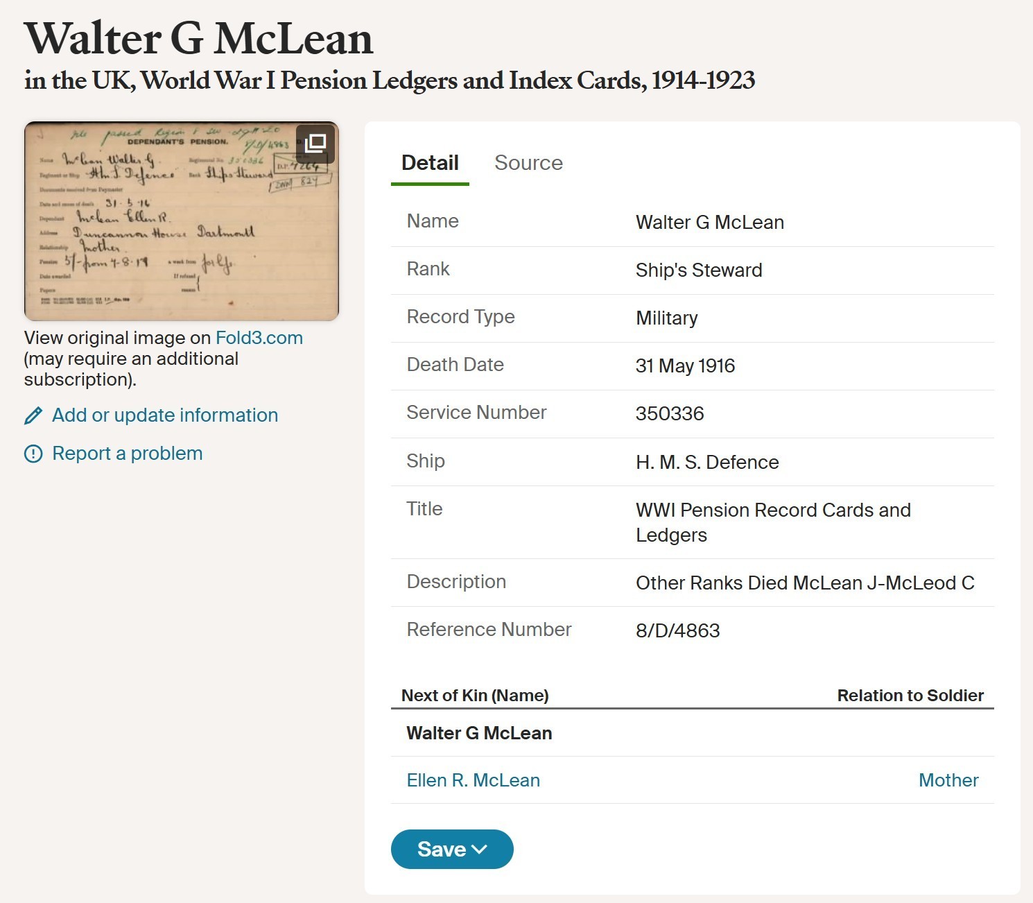 Royal Navy KIA Jutland HMS Defence 1916 Long Service Good Conduct Medal Plymouth