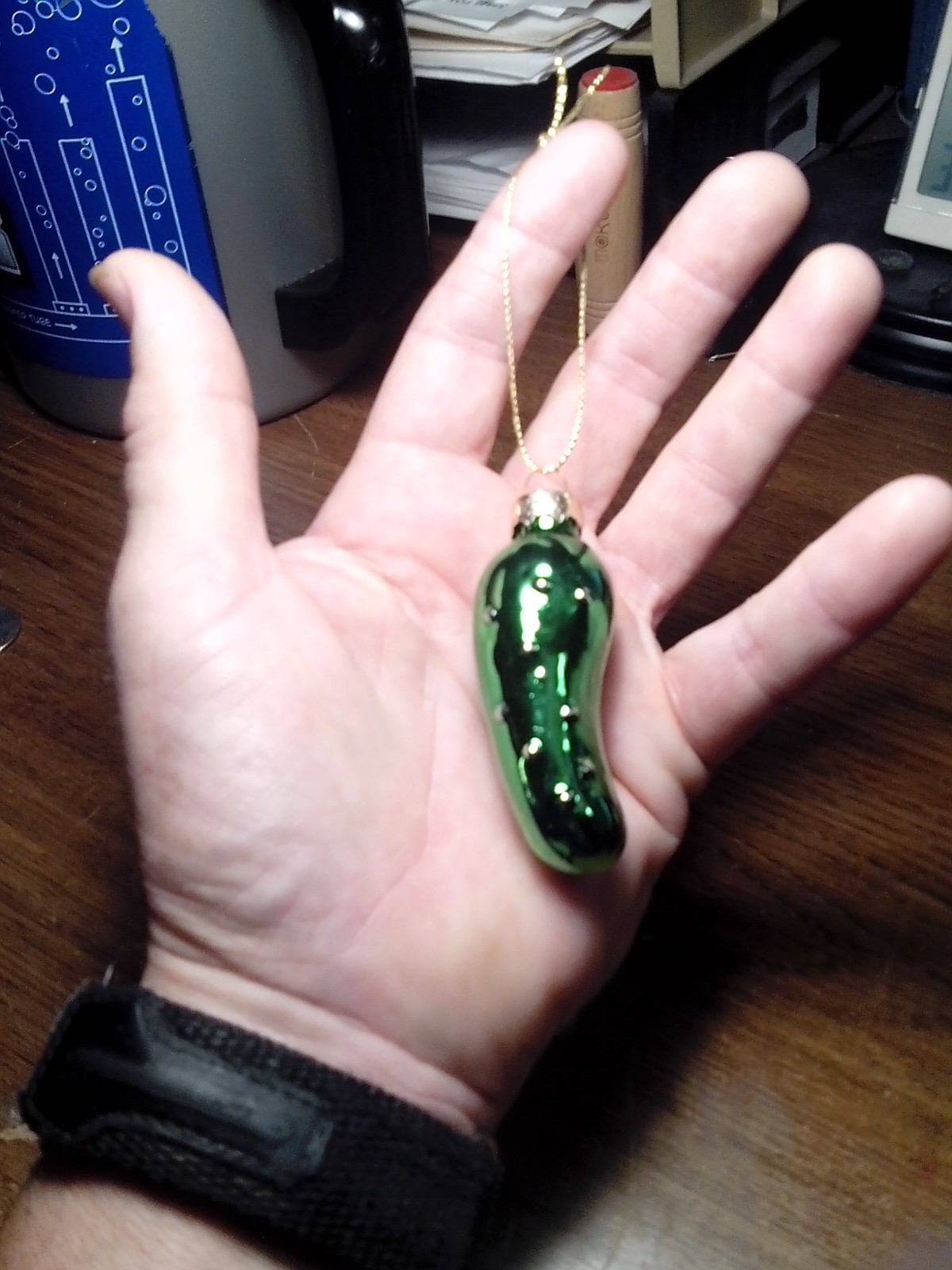 PICKLE ORNAMENT - German Tradition for the Christmas Tree - Glass ornament