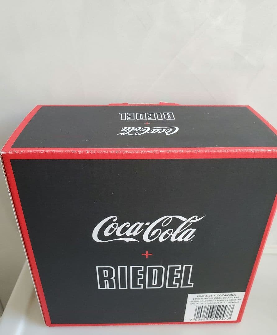 Riedel x Coca-Cola Collaboration Crystal Glass Set of 2 Lead-Free w/Box Germany