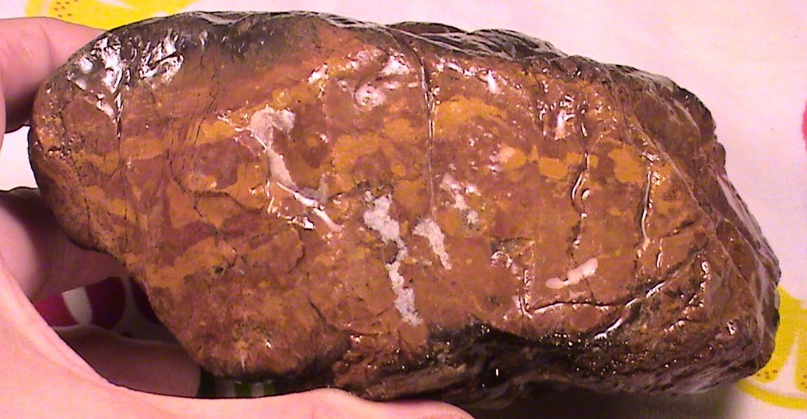 Chalcopyrite Script Jasper Agate, Natural Lapidary Rock, 3 LBS, 4 OZ, #300