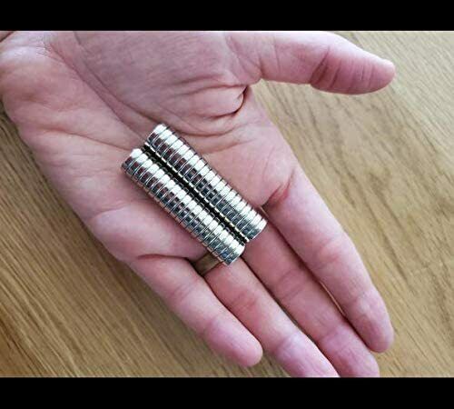 25 50 100 Strong Magnets Countersunk Ring Rare Earth Neodymium 4mm hole