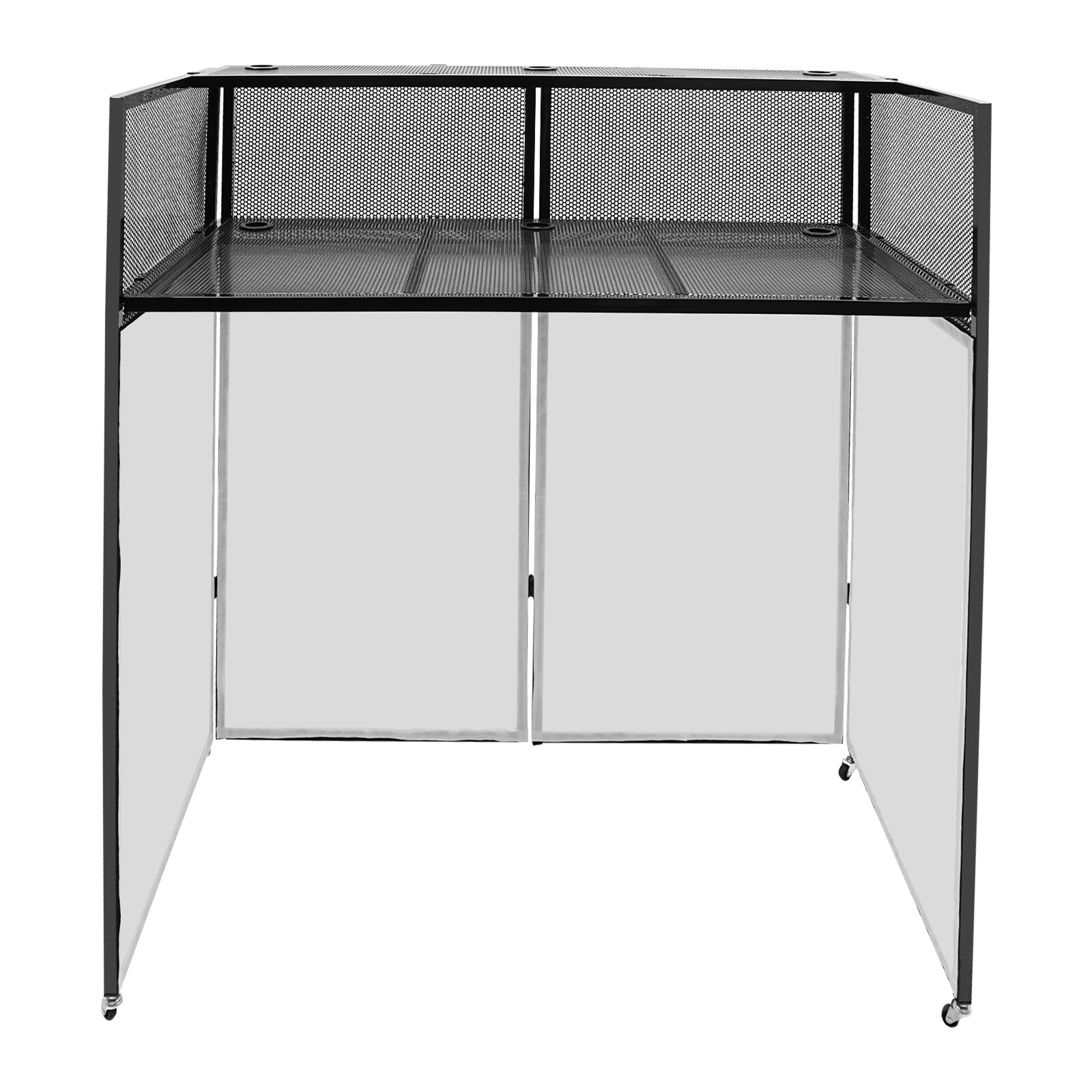 DJ Display Stand, DJ Event Booth Facade, Portable DJ Facade Booth Table, DJ Cont