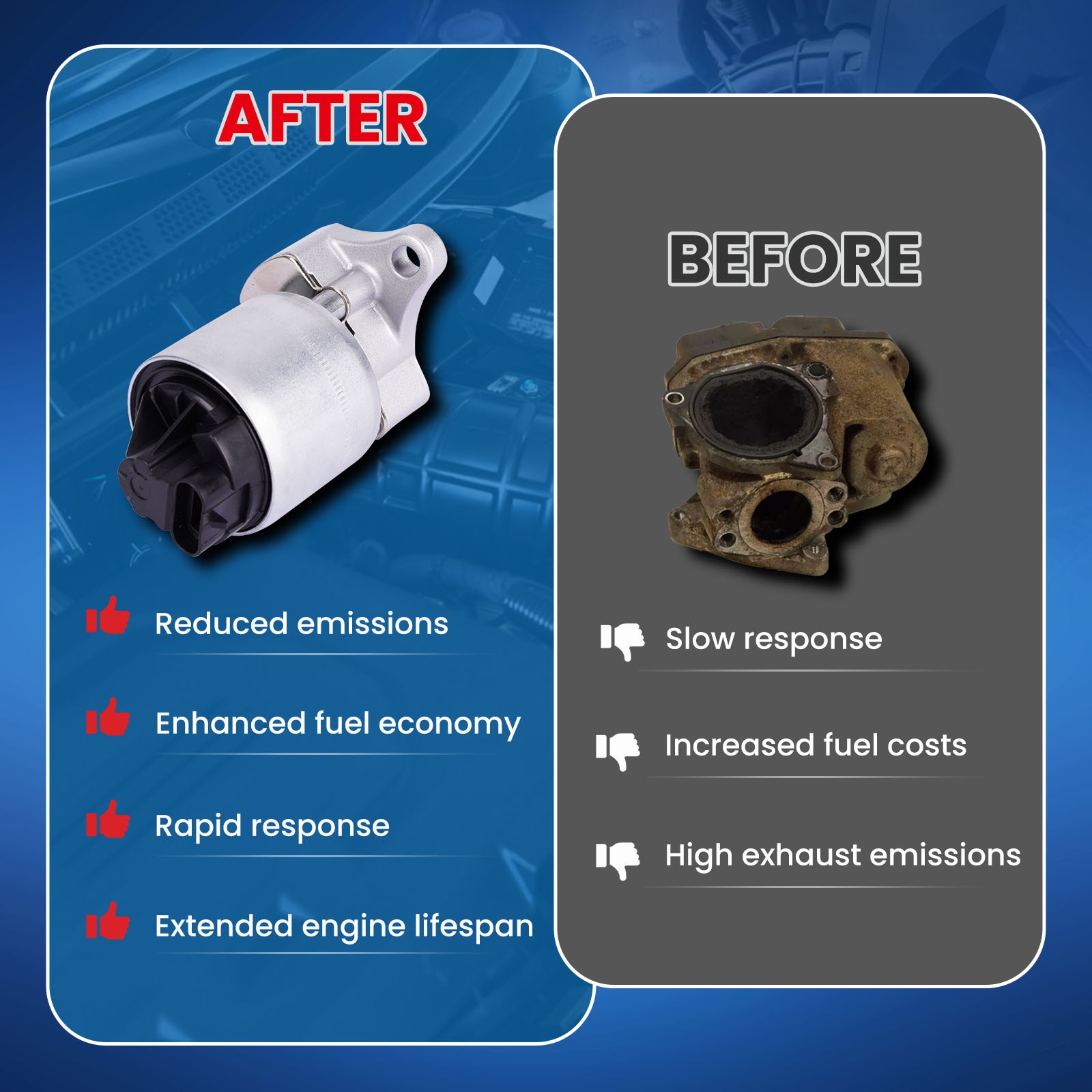 911-164 EGR Valve for Buick Sebring Cadillac Chevrolet Pontiac GMC Oldsmobile