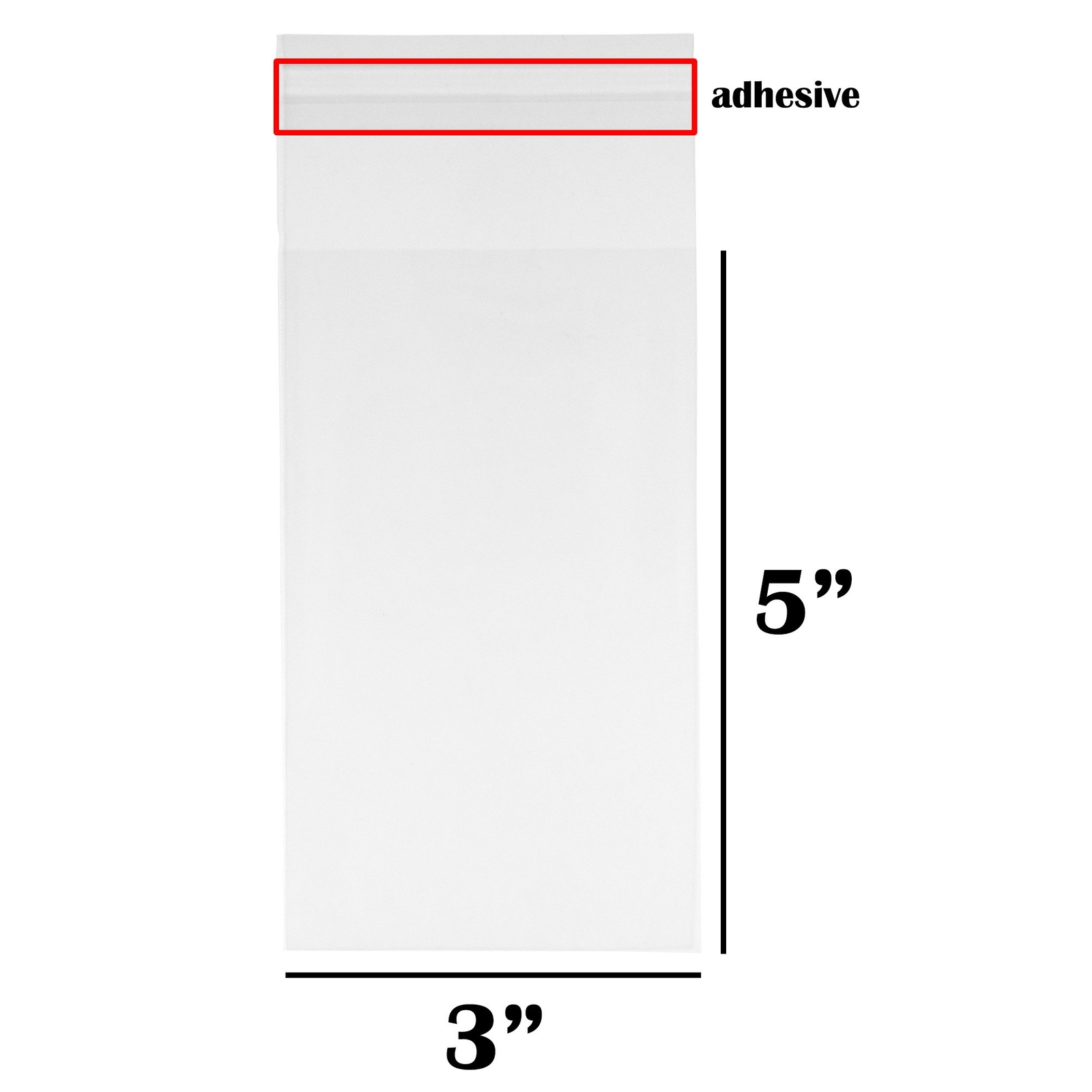 100pc Clear Flat Re-Sealable Food Grade Cellophane Bags for food/storage