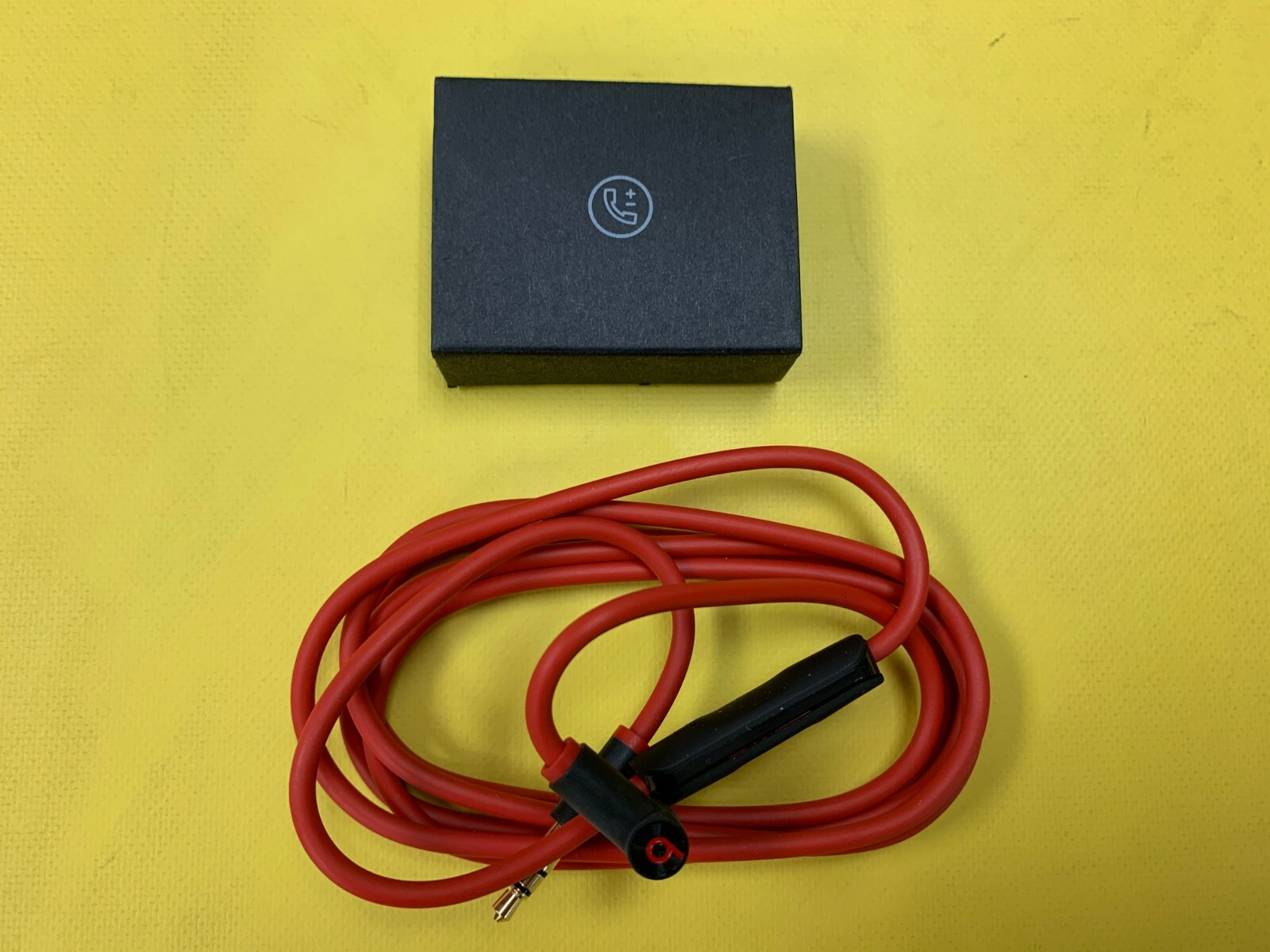 Genuine Audio Cable 3.5mm/ L Cord/ for Beats by Dr Dre Headphones Aux & Mic Red