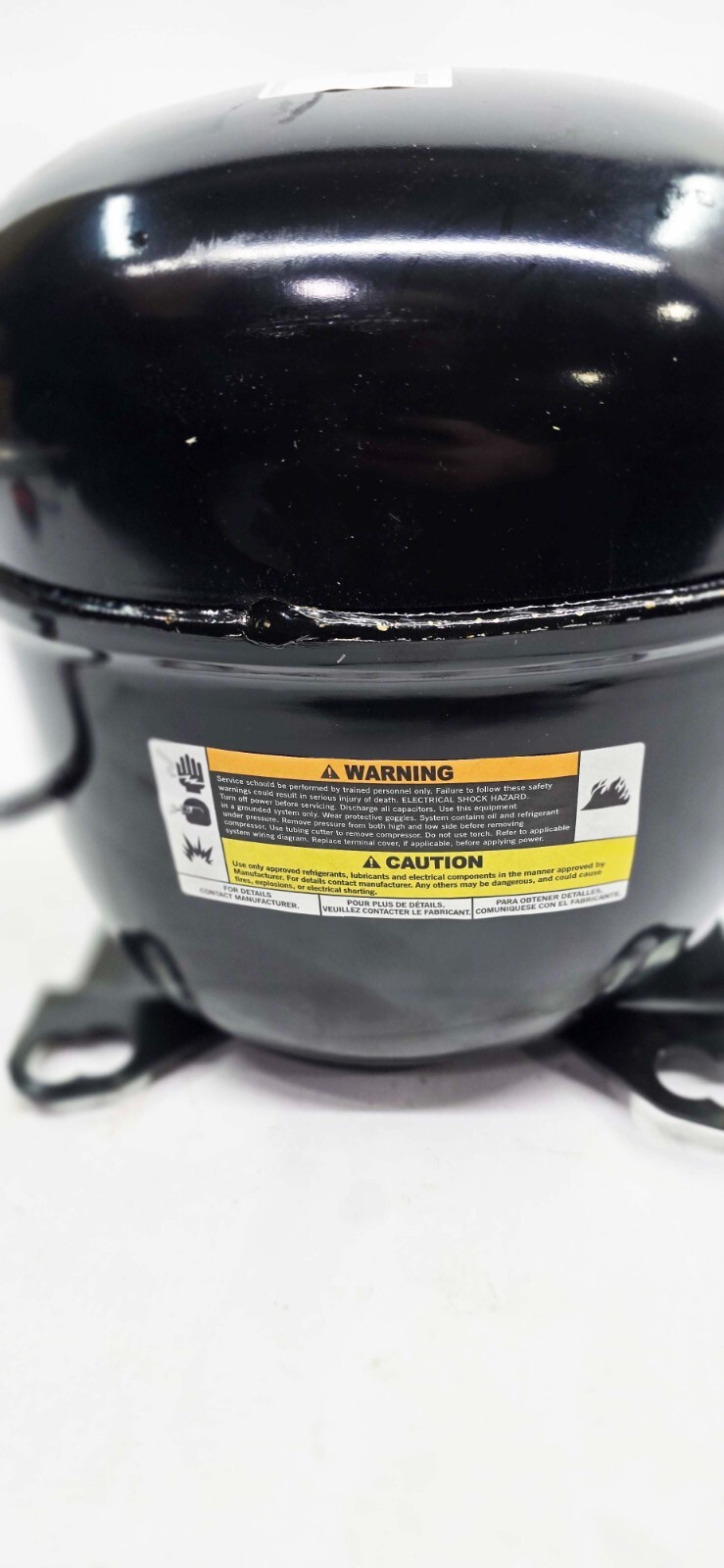 Embraco NT2212GKV Low Temp Compressor 1-1/2 HP, R-404a 208V-230V