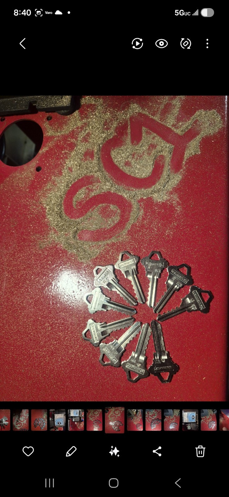 🔑 Space & Depth Keys Set! SC1 SCHLAGE 5 Pin! Code Cut! LOCKSMITH LOT 🔑