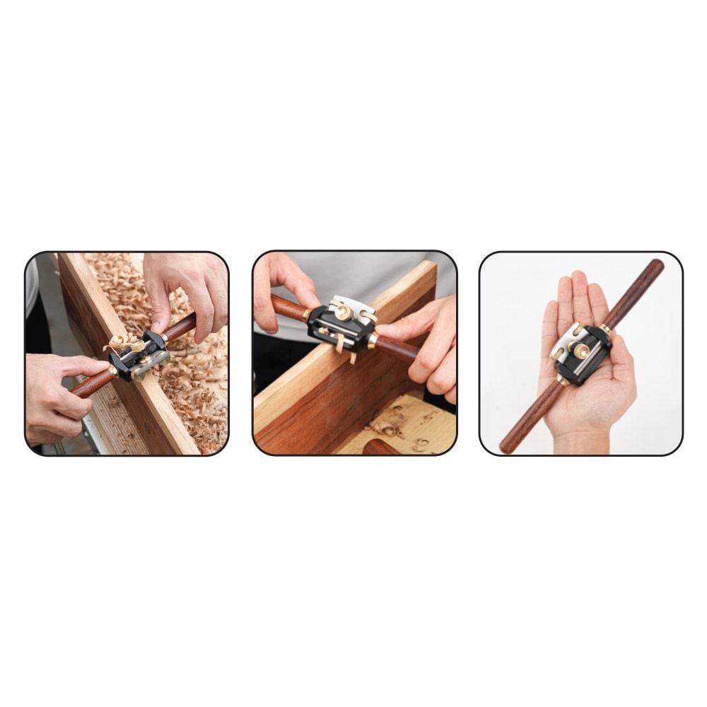 Big Horn 19364 Adjustable Spokeshave with Rosewood Handle
