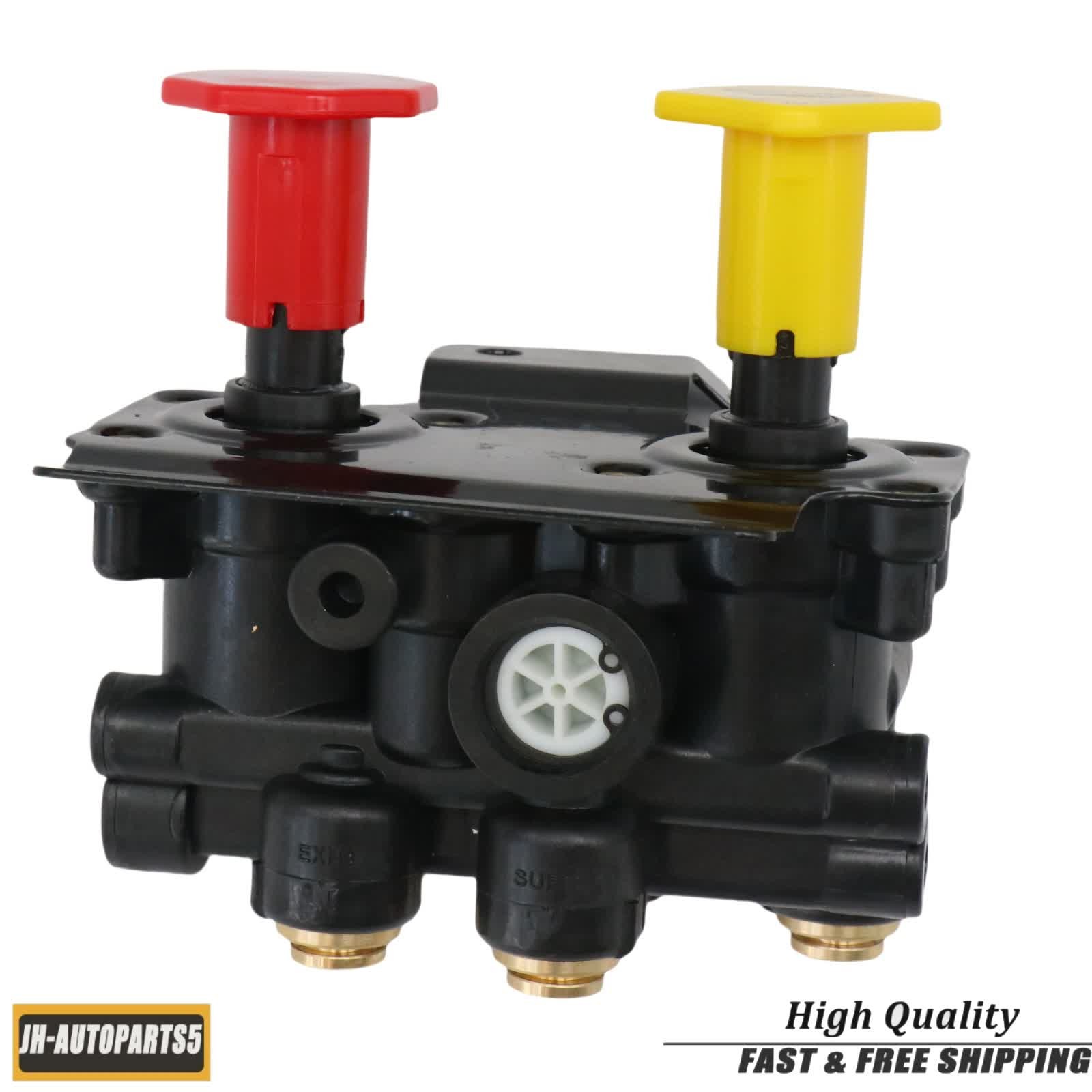 For Volvo VNL Dash Valve Dual Park Brake W/ 5 Ports 24340522 21315044 K035691