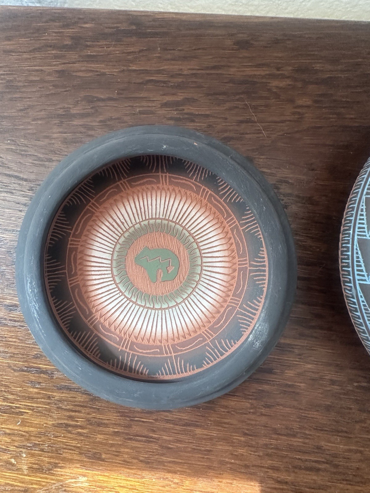 Navajo Seed Jar With Lid Us Native Signed D Thompson