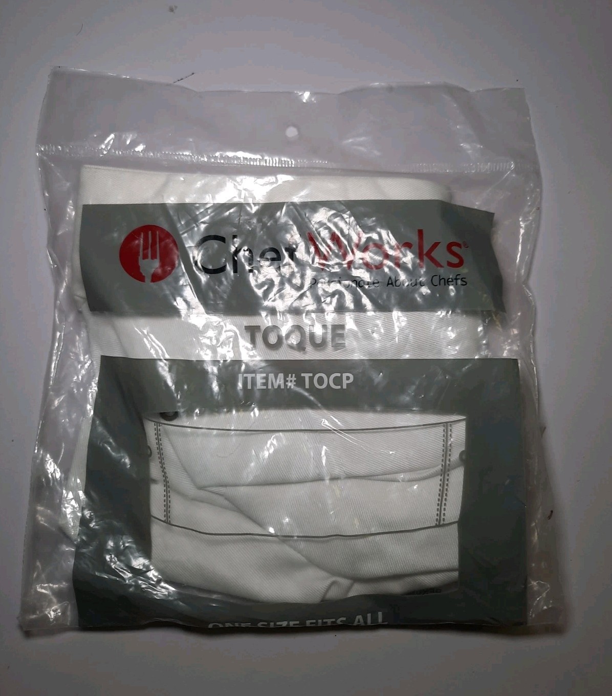 Chef Works Toque Chefs Hat White - A963 New Sealed