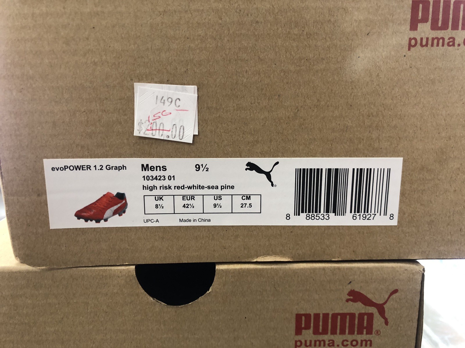 PUMA EVOPOWER 1.2 GRAPH 103423 01 HIGH RISK RED RARE