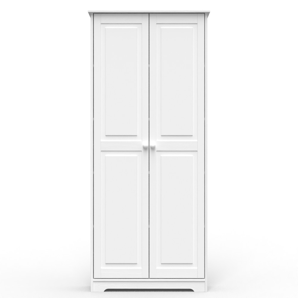 Cabinet Pantry 2 Doors Solid Wood White- by From the Tree Furniture